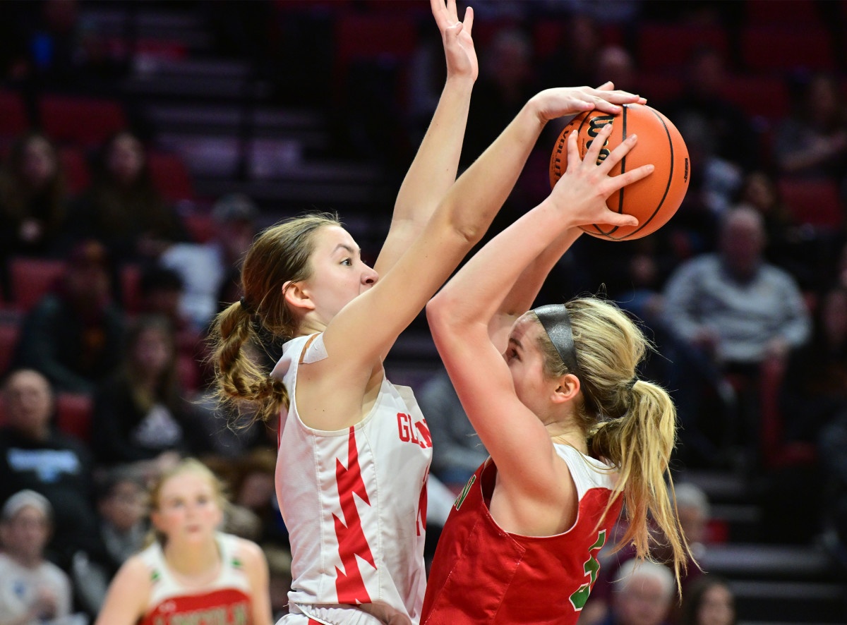 Lincoln Chatham Glenwood Illinois 3A girls basketball championship March 2 2024 Tim Vizer 26347